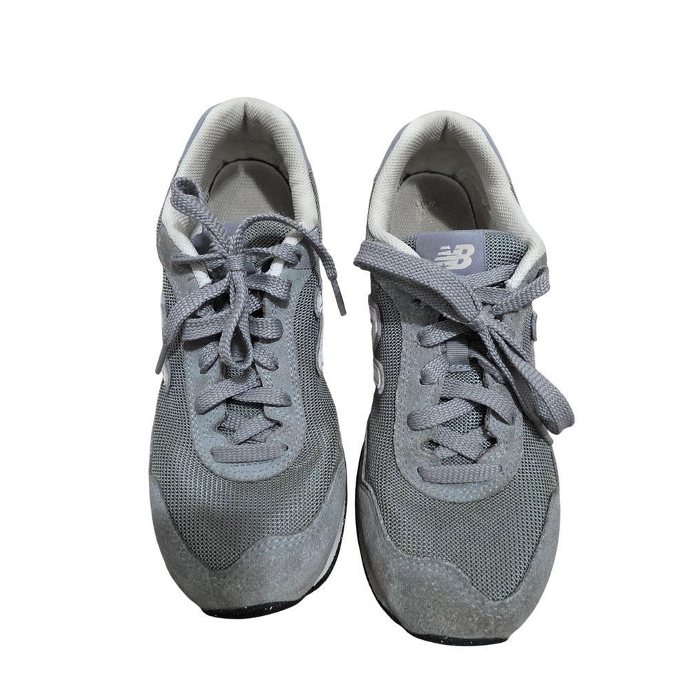 New Balance 515 Gray Suede Mesh Sneakers WL515GPY Womens Size 9